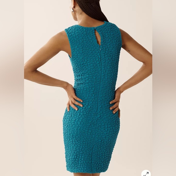 Anthropologie Textured Mini Shift Dress - Picture 2 of 4